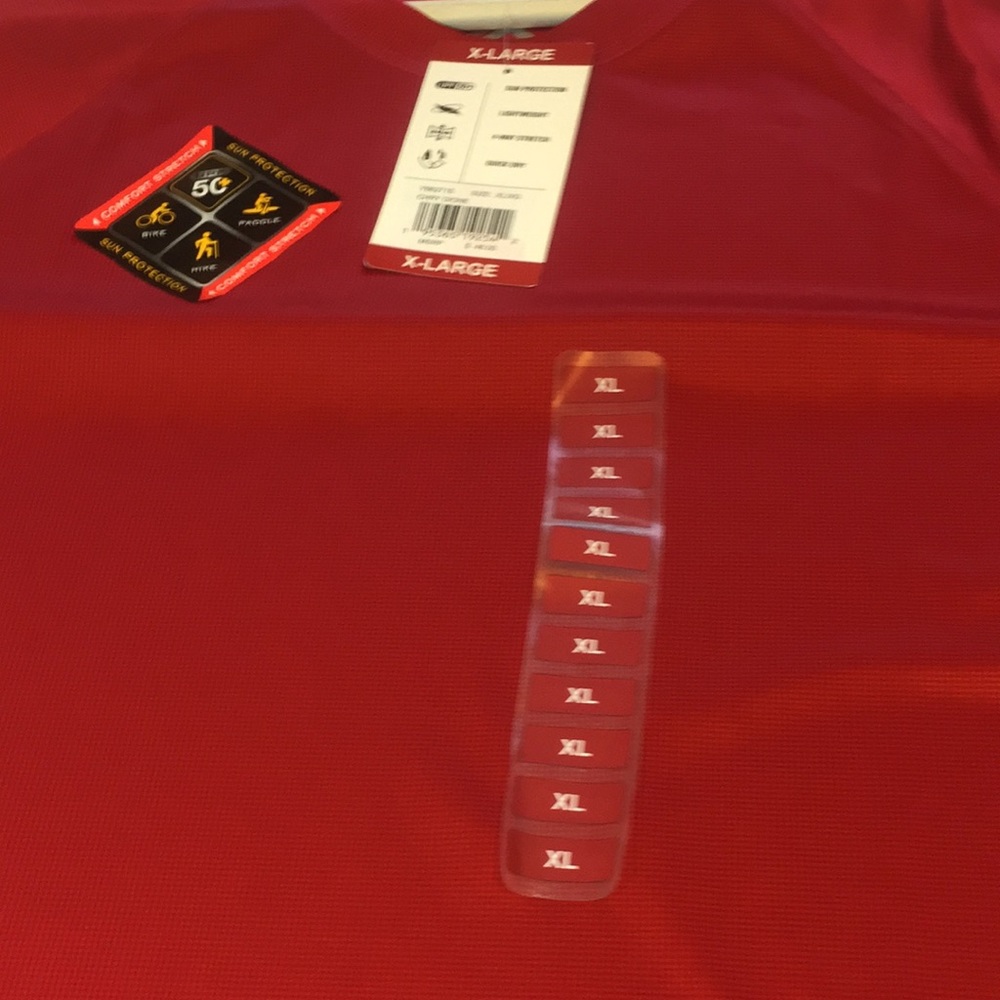 Zeroxposure Red Sun Protection Top Size XL New with Tags - Picture 9 of 11